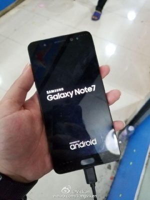 Galaxy Note 7 Fotoğrafları