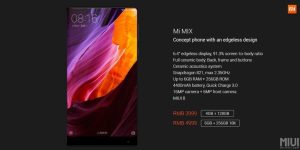 Xiaomi’nin Yeni Konsept Telefonu Mi MIX