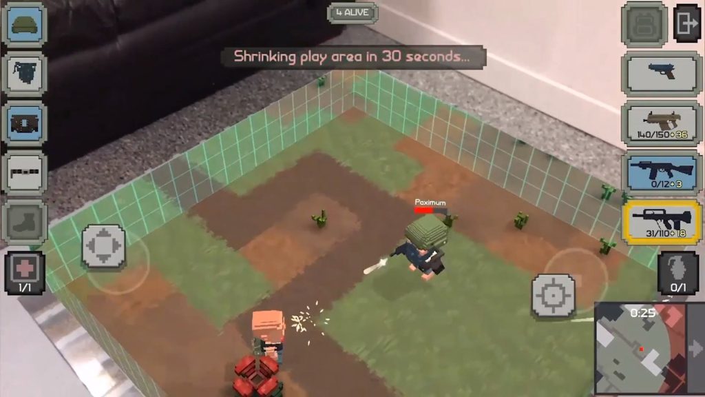Guns Royale ar oyununun tanıtım videosu oynanış görseli
