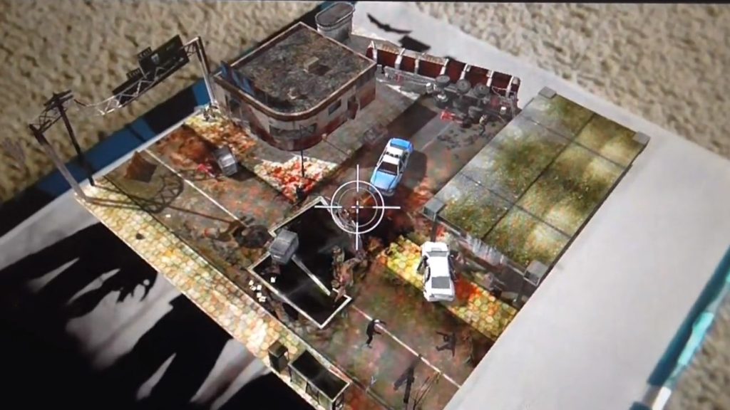 Table Zombies Augmented Reality ar oyununun tanıtım video oynanış görseli